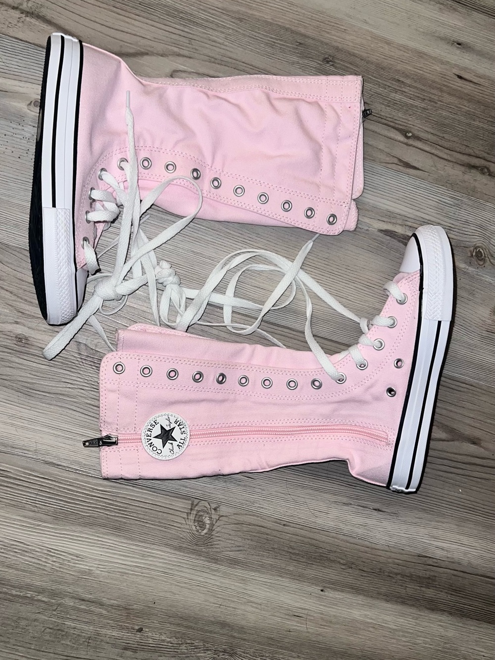 Converse Chuck Taylor All Star XX-Hi High Top Sneakers Shoes Youth 1 Pink NEW